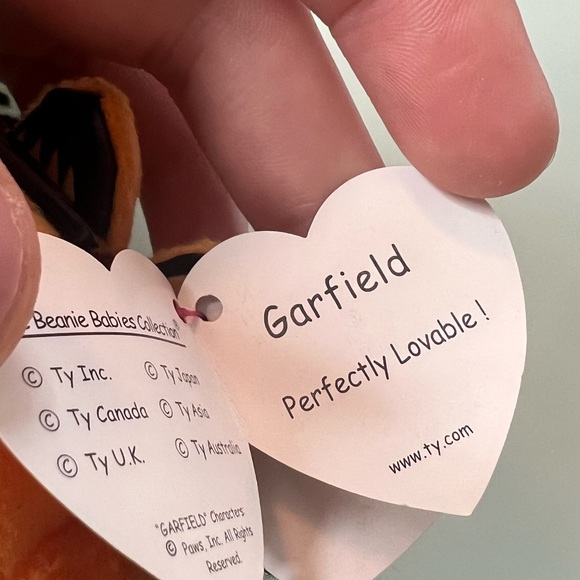 VINTAGE 2007 TY BEANIE BABIES garfield collectors item - Picture 6 of 6